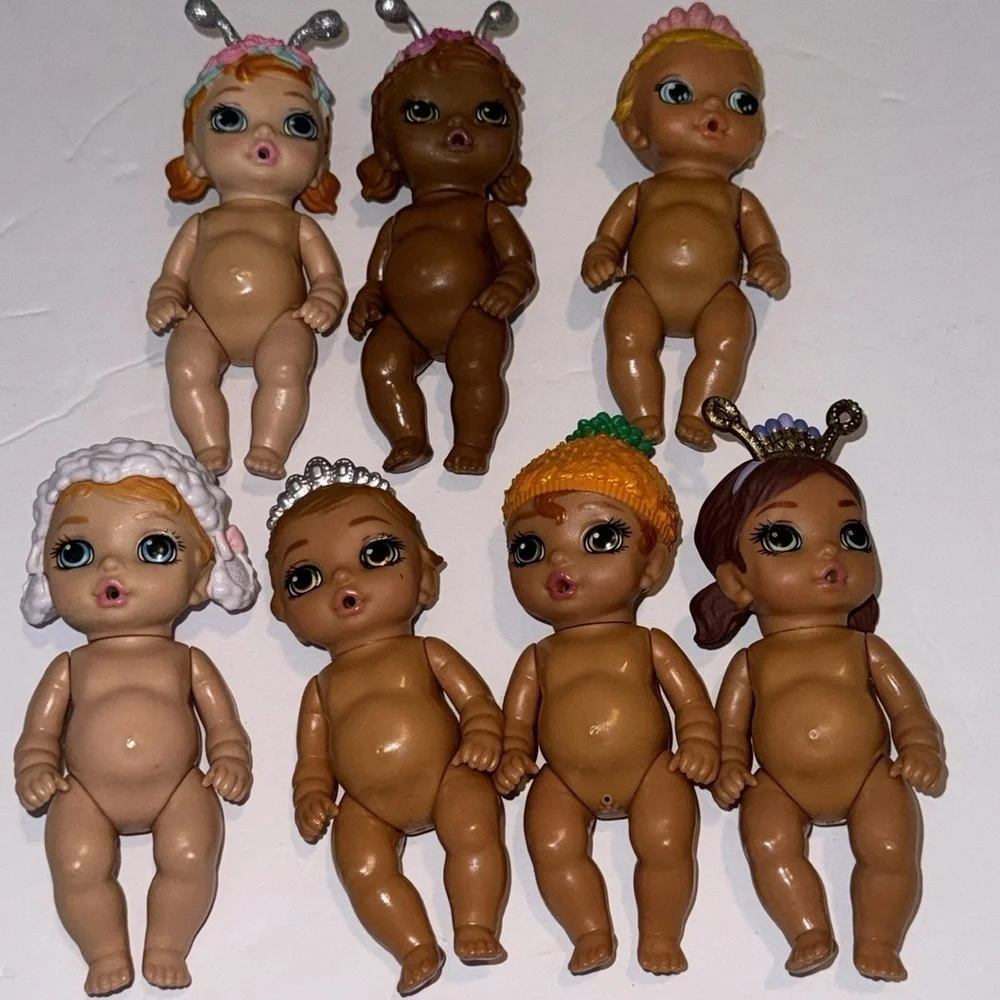 Zapf creations Baby Born Dolls 4”- lot of 7